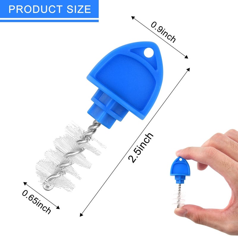 WXJ13 30 Pack Beer Plugs Tap Brush Beer Faucet Tap Brush Caps Cover Cleaning Brush for Draft Beer Faucet Cap, Blue - Image 2