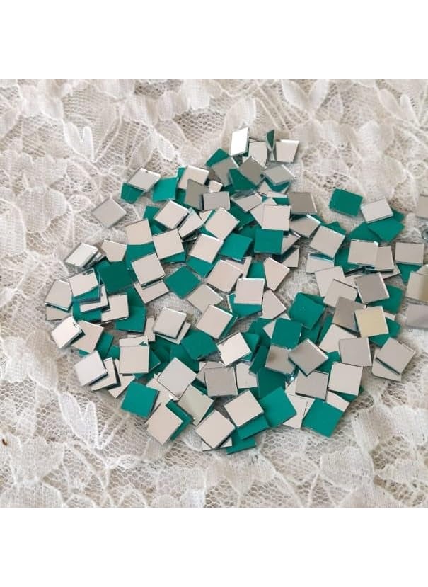 ilika9 Regular Shape Mirror for Lippan Art Square 8mm 100 gms 550 pcs  - Image 1