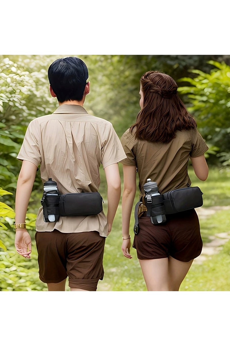 general Running Waist Packs Sports Running Belt Pouch Bag With Water Bottle Holder Waterproof Running Bag Adjustable Outdoor Pocket Pack Fitness Travel Mountain Climbing Gear - Image 2