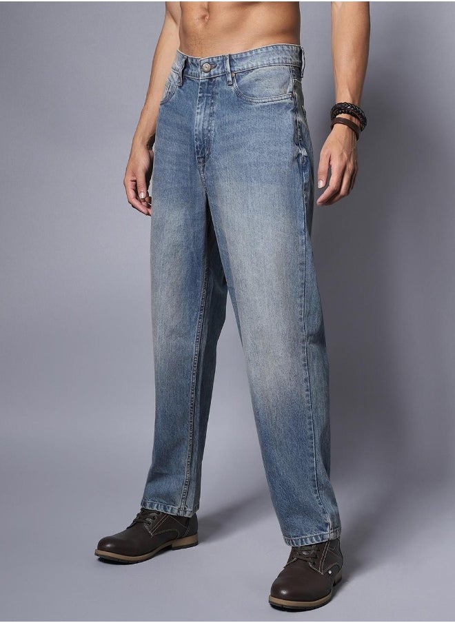 HIGH STAR Mens Blue Jeans  - Image 5