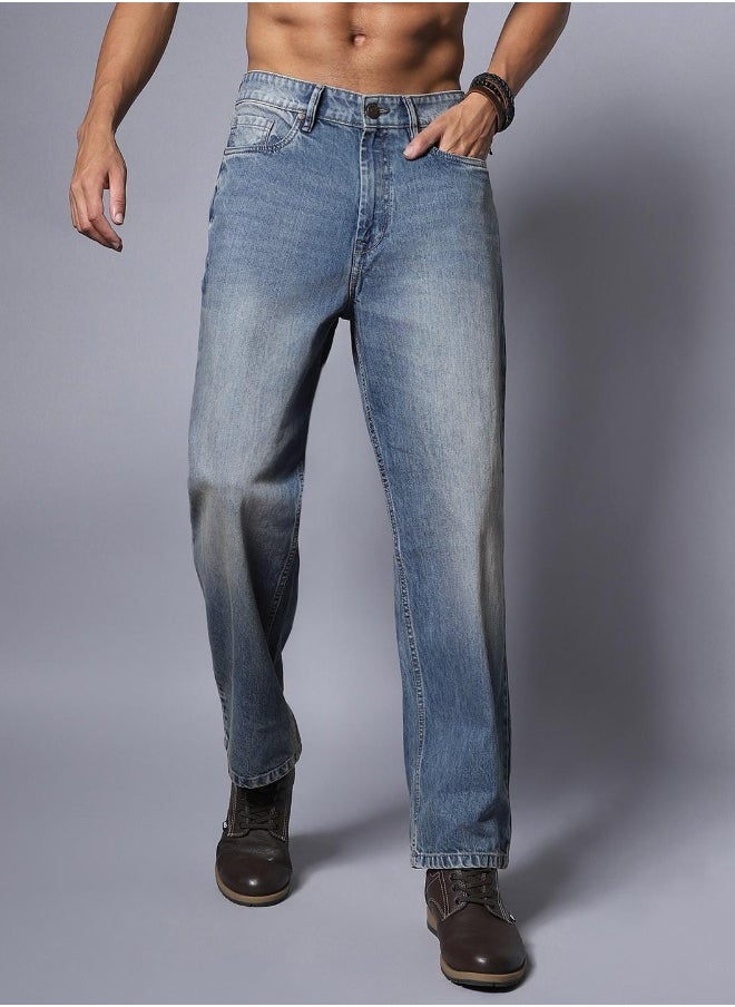 HIGH STAR Mens Blue Jeans  - Image 2