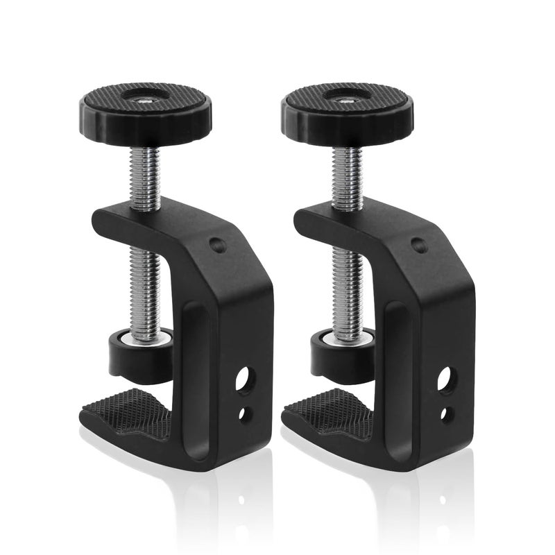 LEADRISE Universal CClamp With 14 And 38 Thread Hole For Desktop Mount Holder LCD Monitor Flash Desks Carts Benches Worktables 2