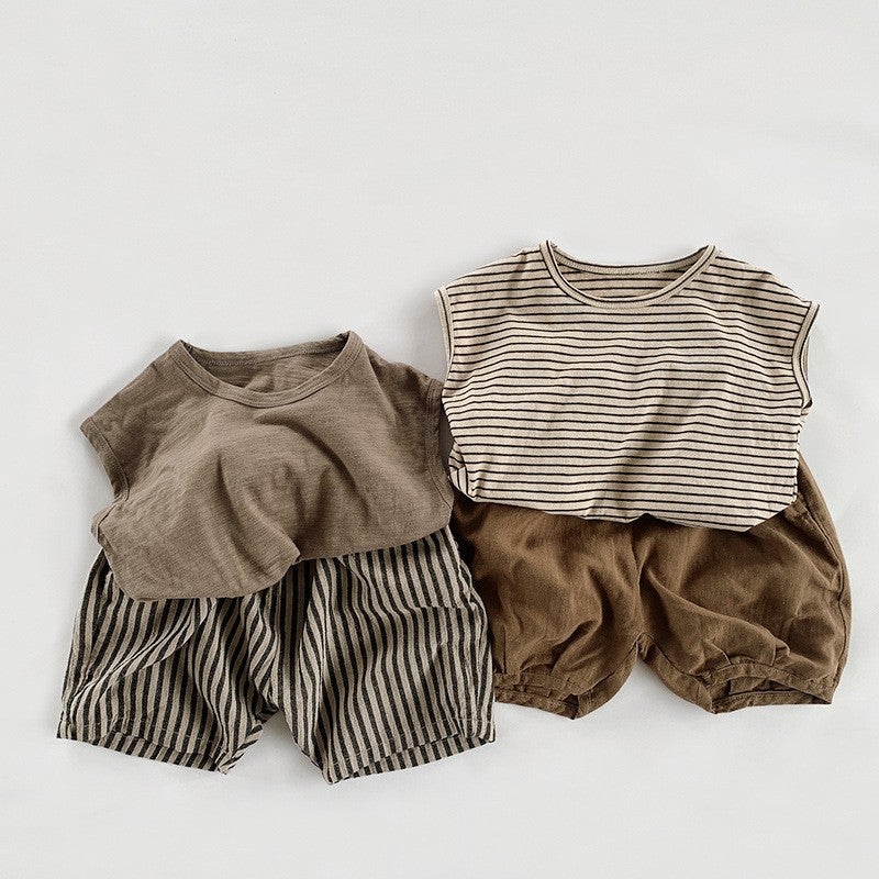 Boys' Cotton and Linen Shorts 2025 Summer Girls' Thin Breathable Shorts Korean Style Casual Pants for Children - Image 3