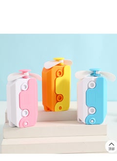 OUYoo 2 in1 Portable Mini Handheld Fan Fidget Toy, USB Rechargeable Cute Fans And Fidget Toy, Cool Radish Knife Small Fan for Outdoor Office  - Image 5