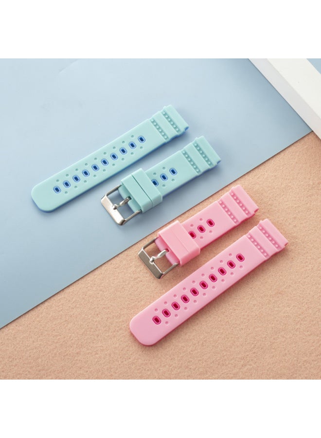 Suitable For Lenovo Jinli Skyworth Philips Haole Tianyu Haier Brothers Little Overlord Children's Phone Watch Band-Color:20mm-Guitar Blue-Specifications:20MM  - Image 4