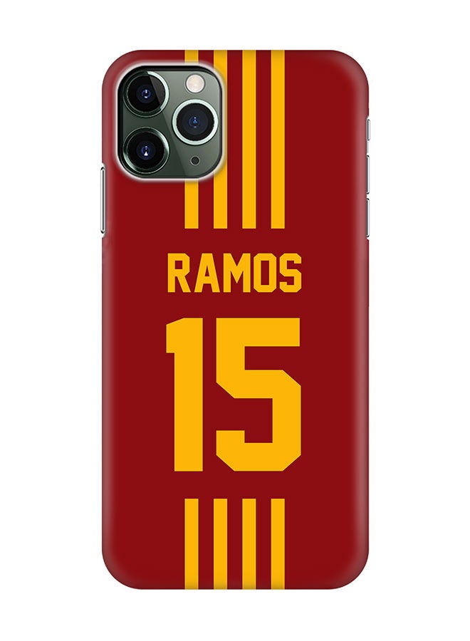 Stylizedd Slim Cover for Apple iPhone 11 Pro Case Snap Classic Series Mobile Cover Hard PC Shield Matte Finish Print -Spain-Player-Ramos - Image 1