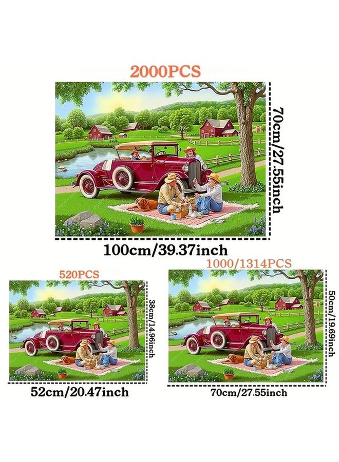 YF3266 2000 Pieces Jigsaw Puzzles For Adults Home Decor And Festive Gifts - Image 3