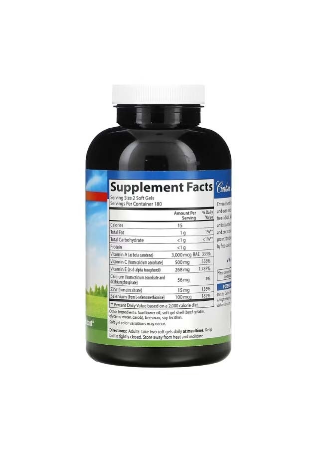 Carlson Aces  Zn 360 Soft Gels - Image 2