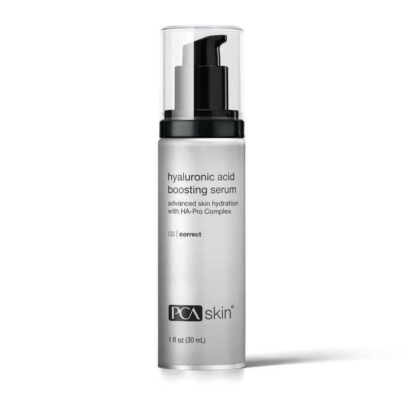 سيروم حمض الهيالورونيك من PCA SKIN للوجه، يعزز الترطيب، يقلل من الخطوط الدقيقة والتجاعيد، سيروم حمض الهيالورونيك، 1 أونصة مضخة
