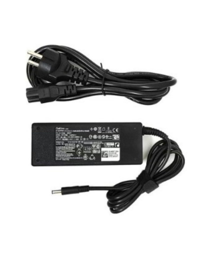 Terabyte محول طاقة ديل لشاحن اللابتوب 19.5 فولت 4.62 أمبير 90 واط - حجم Dc 4.5 3.0 مم أسود - Image 1