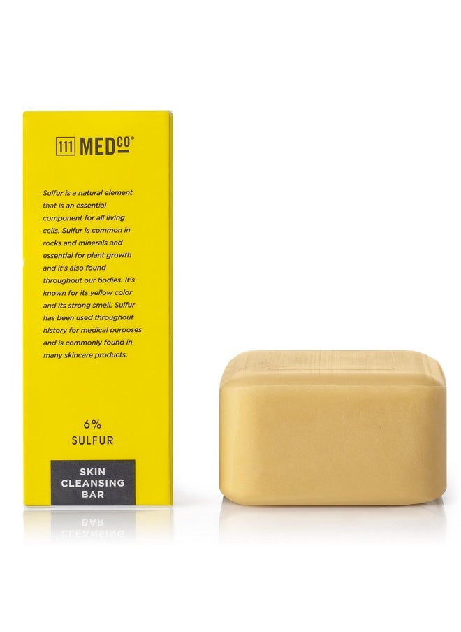 111MedCo 111MedCo 6% SULFUR Medicated 4oz. Skin Cleansing Soap Bar  - Image 2