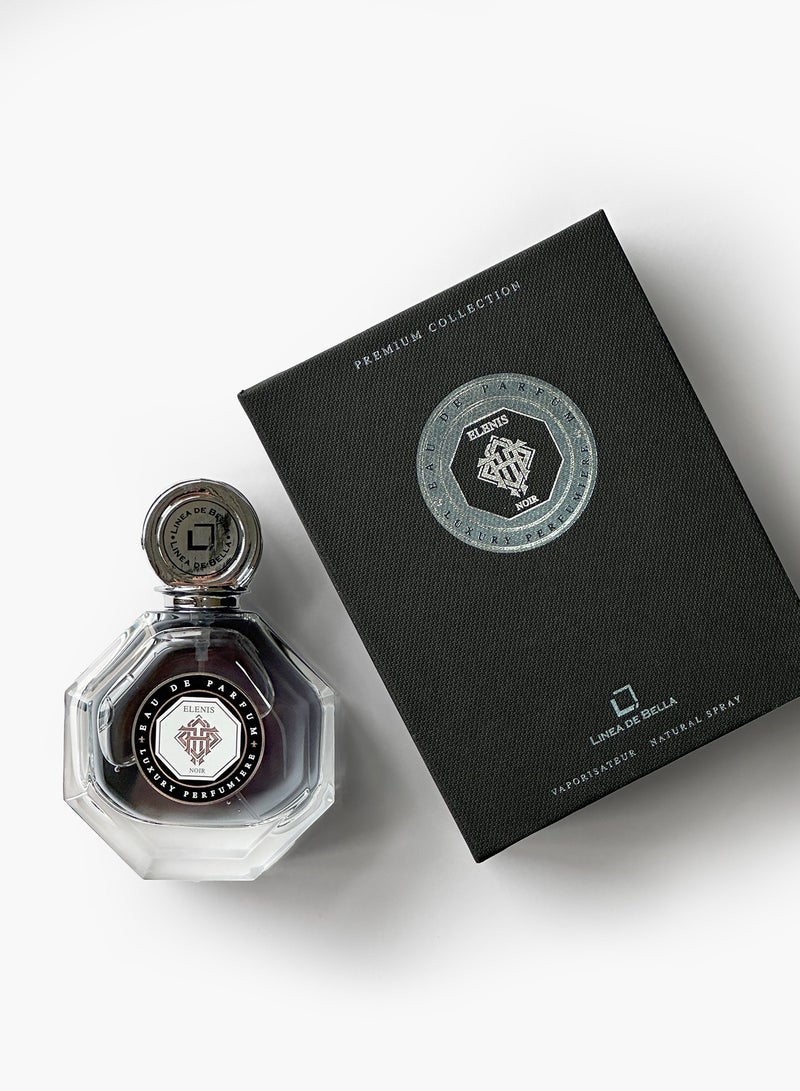 Linea De Bella Luxury Eau De Parfum for Men 100ml – Deep Noir Woody & Aromatic Fragrance | Long-Lasting Elegant Men’s Perfume for Evening & Special Occasions | Linea De Bella ELENIS Noir - Image 1