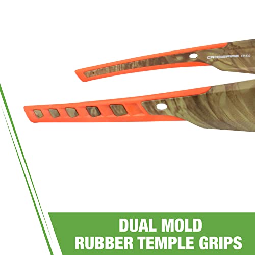 Crossfire نظارات أمان كروس فاير 411432، عدسة مرآة ذهبية، مقاس واحد - Image 4