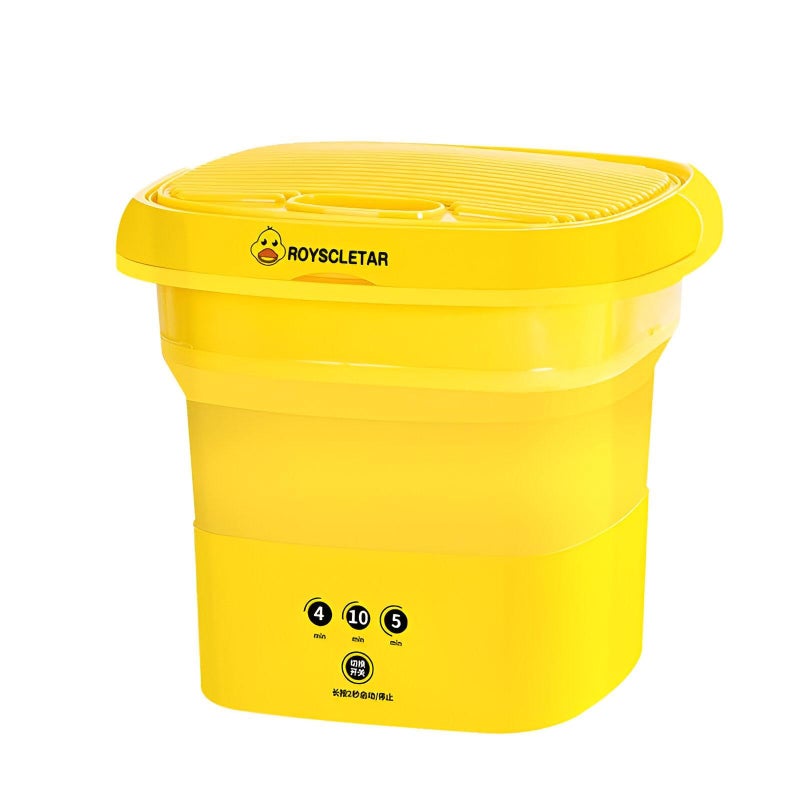Mini washing machine - compact portable washing machine for underwear, children's clothing, travel use, easy installation, energy saving, lightweight design - Image 1