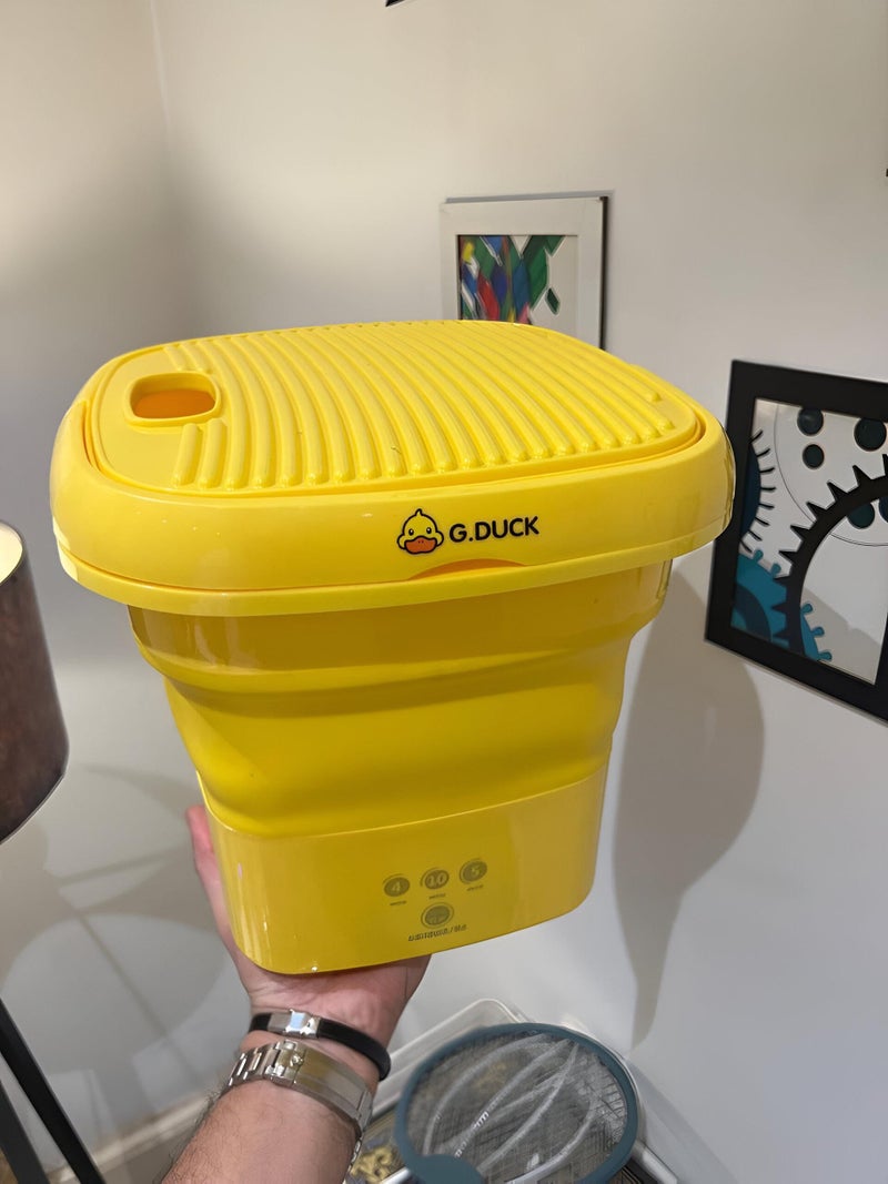Mini washing machine - compact portable washing machine for underwear, children's clothing, travel use, easy installation, energy saving, lightweight design - Image 2