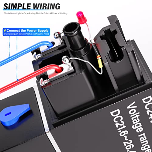 TAILONZ PNEUMATIC 1/4"NPT Solenoid Valve 4V210-08 DC24V Single Coil Pilot-Operated Electric 2 Position 5 Way Connection Type Junction Box - Image 5