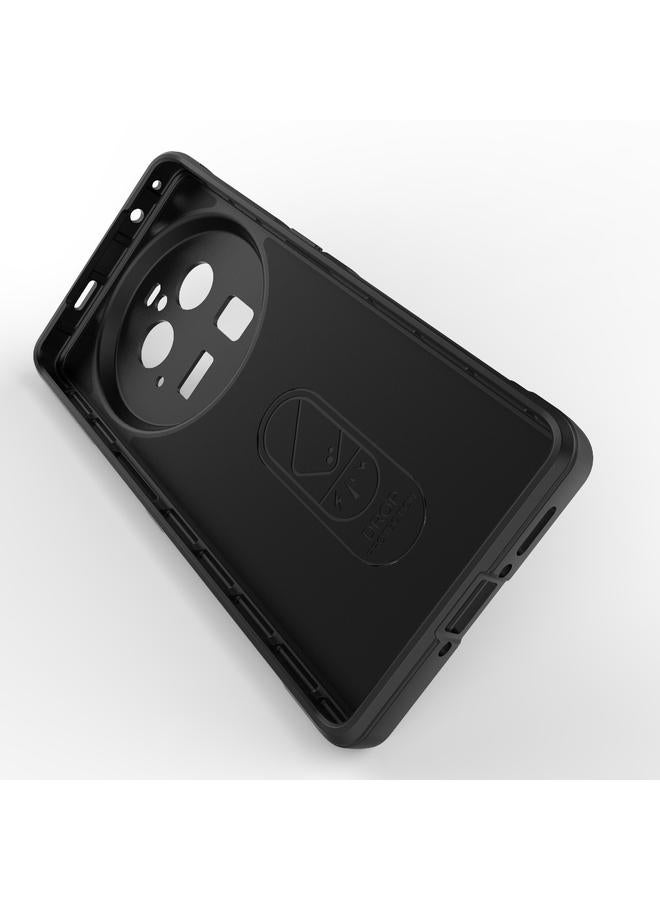 S-TOP Case For OPPO Find X6 Pro 5G Magic Shield TPU + Flannel Phone Case - Image 4