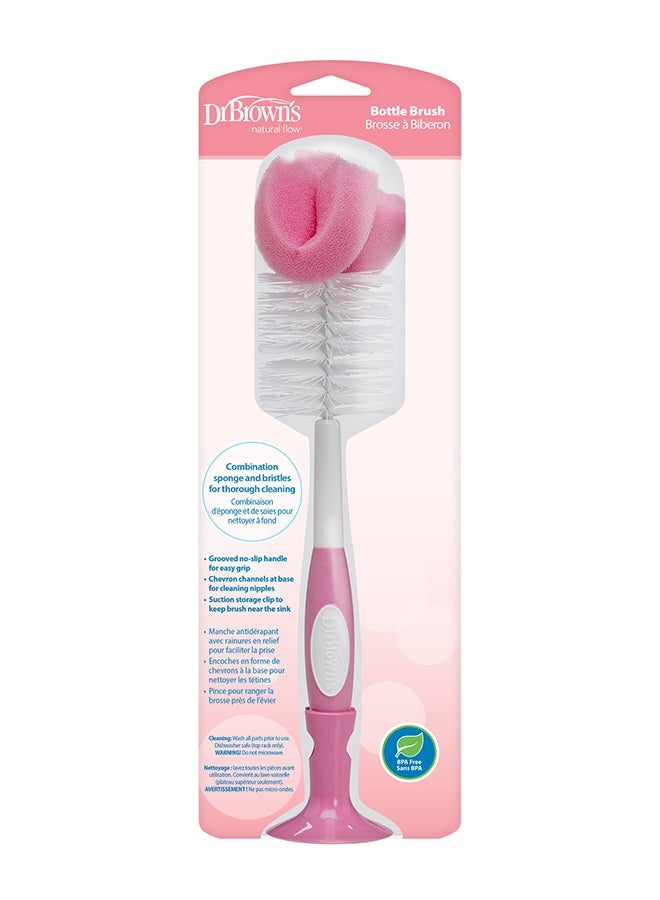 Dr. Brown’s Baby Standard Bottle Brush, 1 Piece, Assorted - Pink, Orange, Purple And Green - Image 4