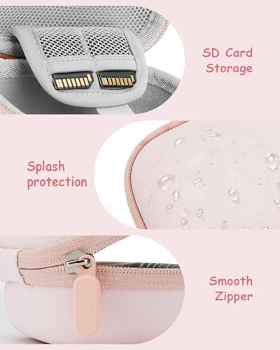 SQERO KODAK PIXPRO FZ55 Camera Set - Hard Camera Case + Soft Silicone Cover, Lens Protective Design, SD Card Storage Travel Carry Cute Bag Small - Image 4