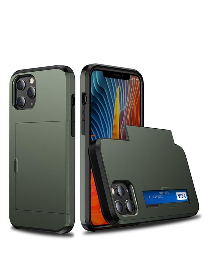 اس-توب جراب لهاتف iPhone 12 / 12 Pro جراب واقٍ متين مقاوم للصدمات مع فتحة للبطاقة - Image 1