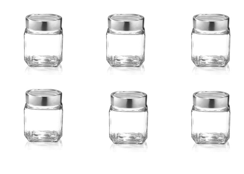 Treo Glass Jar - 1200 ml, 6 Pieces, Clear - Image 3