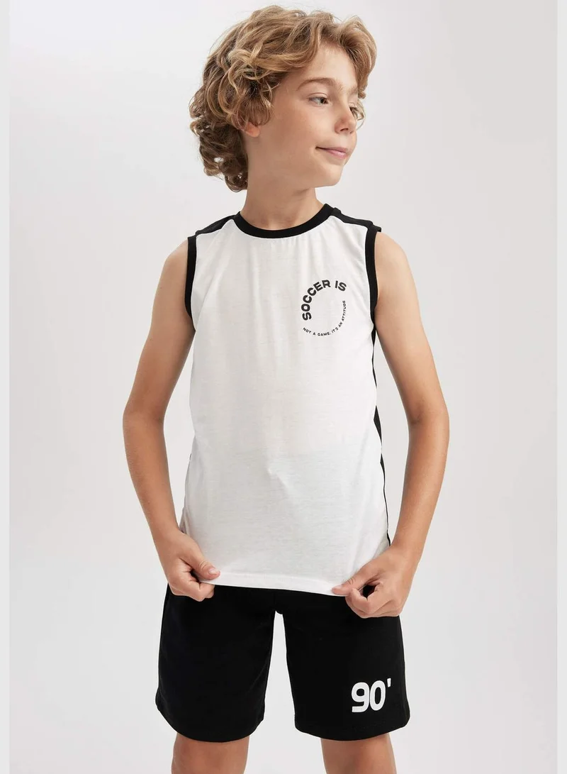 DeFacto 2 Pack Boy Crew Neck Sleeveless Knitted Set