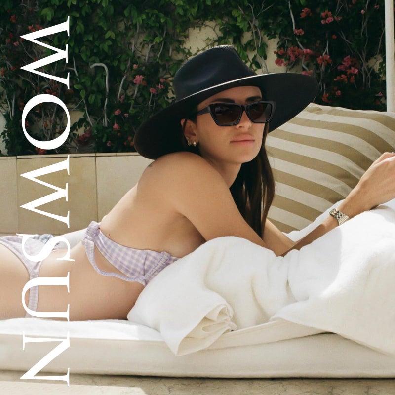 WOWSUN Narrow Small Vintage Polarized Cat Eye Sunglasses for Women - Image 2