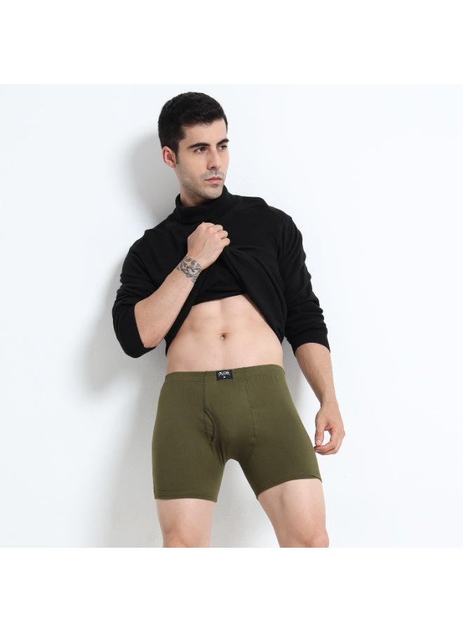 DUJE Men’s Regular Trunks (3-Pack Combo 5 – Green, Grey & Pink) | 100% Combed Cotton | Breathable, Sweat-Absorbing, Anti-Bacterial & Odour-Free Daily Comfort Innerwear - Image 4