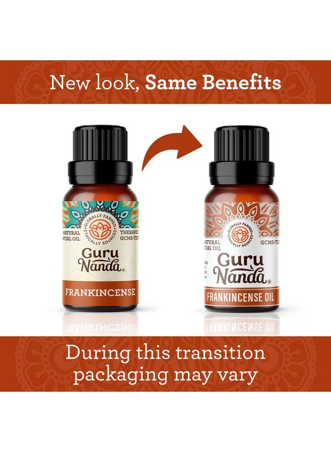 GuruNanda GuruNanda Frankincense Essential Oil (2x0.5 Fl oz), 100% Pure, Natural, Undiluted Aromatherapy Oil for Diffusers, Supports Join Health & Radiant Skin  - Image 1