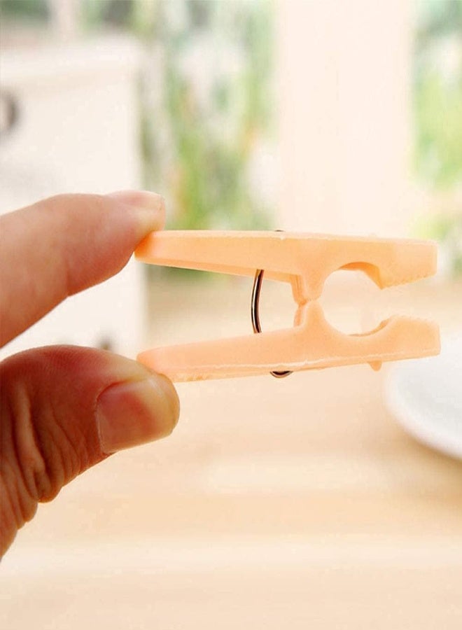 AKDC Mini Plastic Clothespins, 20Pcs Colorful Plastic Clothespins For Drying Clothes Towels In The Bathroom - Image 3