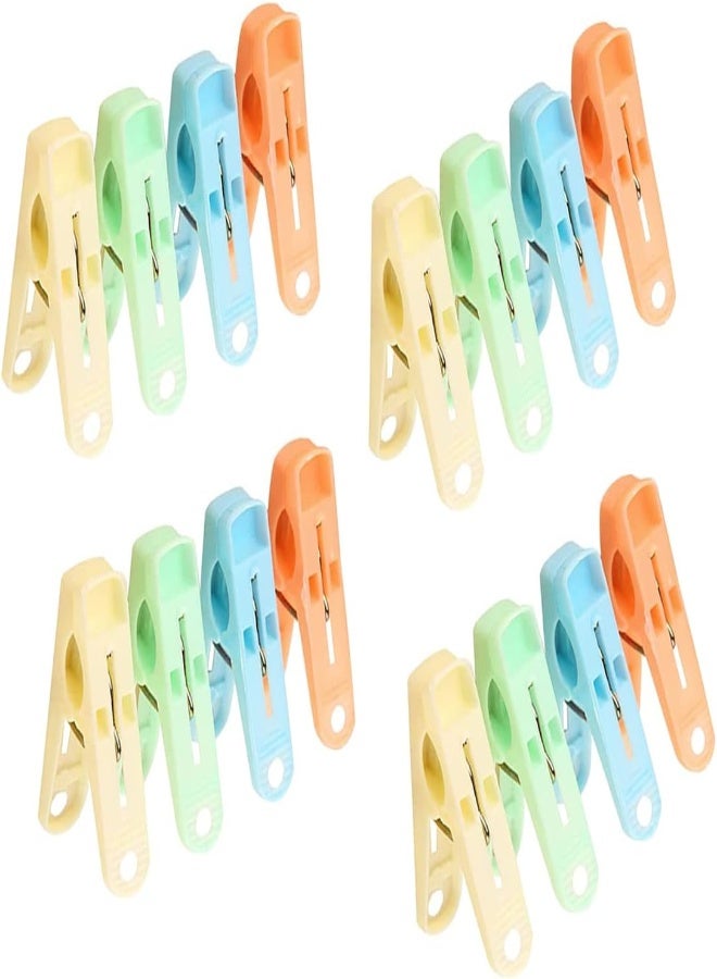 AKDC Mini Plastic Clothespins, 20Pcs Colorful Plastic Clothespins For Drying Clothes Towels In The Bathroom - Image 4
