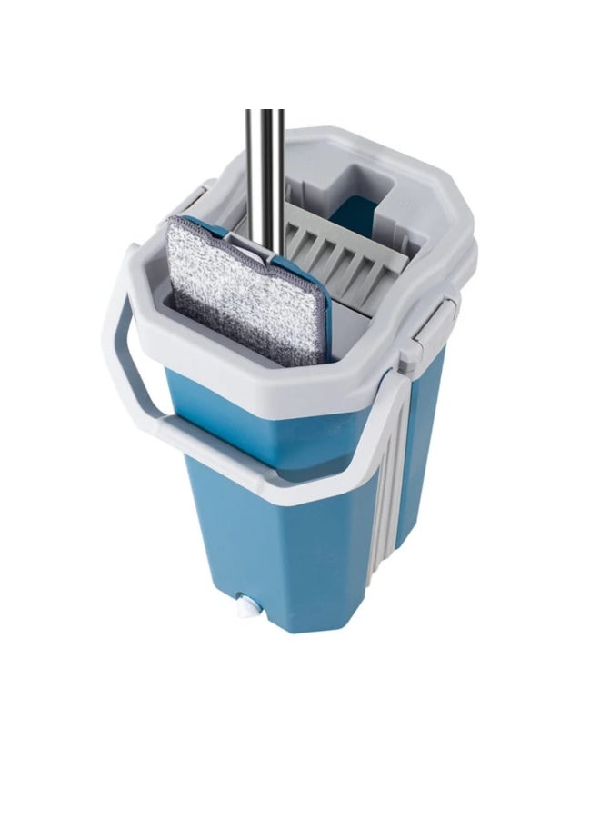 بي كير  مجموعة ممسحة ودلو للتنظيف مع وسادة ألياف دقيقة قابلة للغسل - Image 2