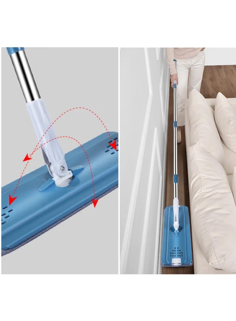 بي كير  مجموعة ممسحة ودلو للتنظيف مع وسادة ألياف دقيقة قابلة للغسل - Image 4