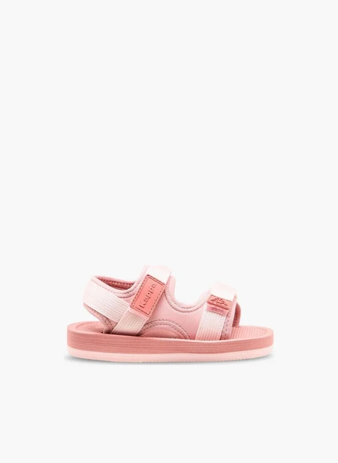 كابا Sandals With Hook & Loop Closure, Logo Detail