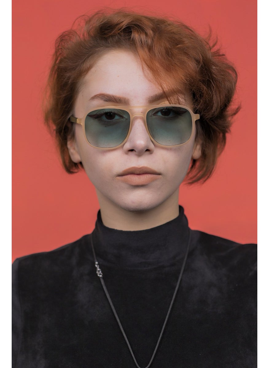 Focus On Asgard Matte Cream Unisex Sunglasses  - Image 3