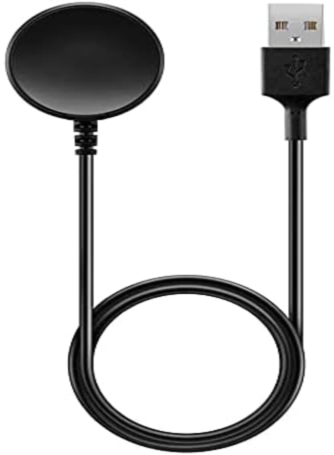 Dado Wireless Charging Dock compatible with Samsung Watch 3 45 mm 41 mm,portable Stand Power Magnetic Watch Charger, Black Color