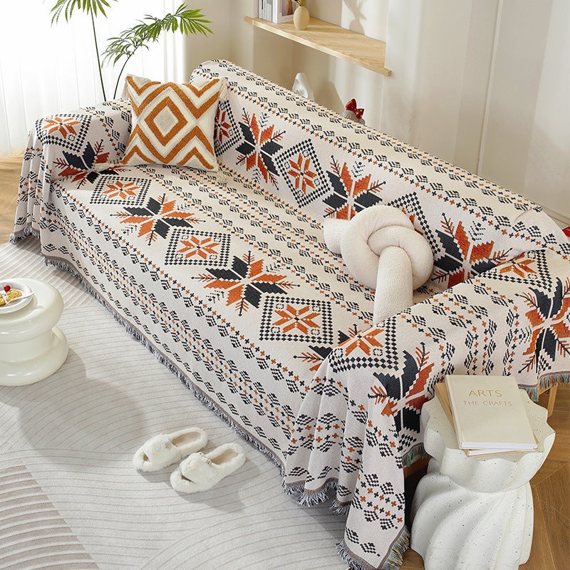 Knitted Universal Sofa Towel Nordic Ins Style Cover Cloth Full Cover Sofa Cushion Cover Cover Blanket Single Three-Person Four Seasons Universal - Image 5
