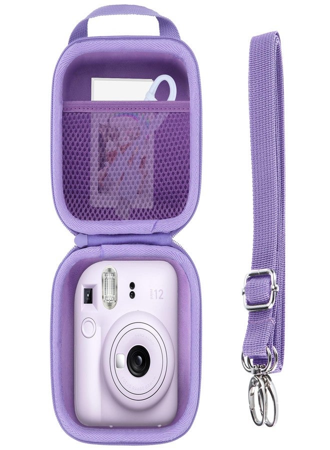 RIYADAone Hard Case Compatible with Fujifilm INSTAX Mini 12/11 Instant Camera, Purple, Case - Image 1