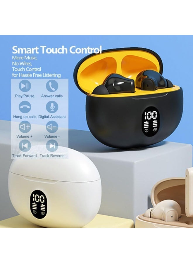 Wireless Earbuds for Athletes, Ultra Lightweight, HD Headphones for Calls, Powerful Bass Drives, Compatible with Android and iPhone Phones - Image 4