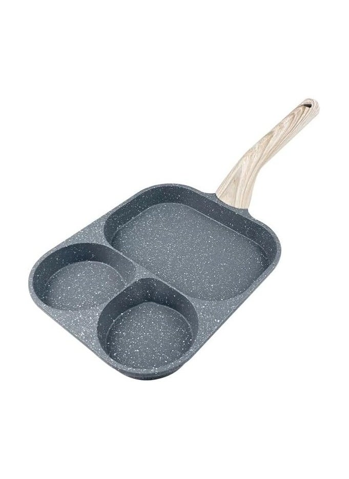 VIO Medium Non Stick Egg Frying Pan Pancake Omelette Pan Aluminium Alloy Fried Egg Cooker for Cooking Ham Omelette Egg 3 Cup Aluminum Alloy  - Image 4