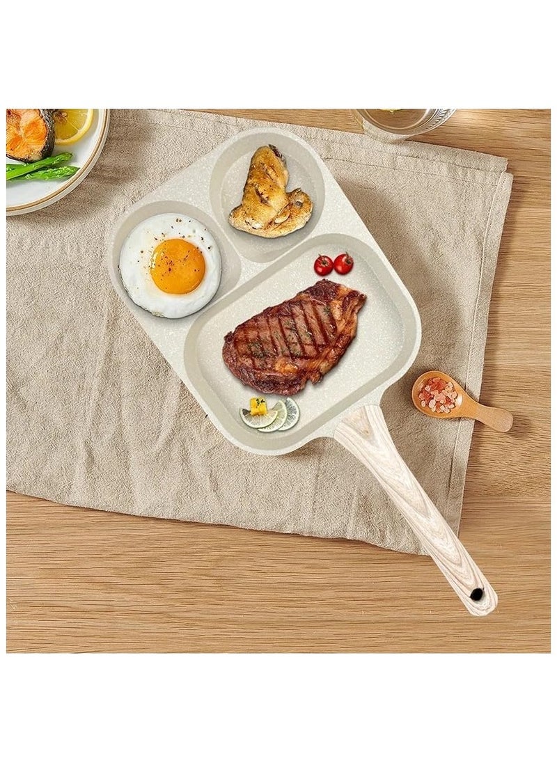 VIO Medium Non Stick Egg Frying Pan Pancake Omelette Pan Aluminium Alloy Fried Egg Cooker for Cooking Ham Omelette Egg 3 Cup Aluminum Alloy  - Image 5