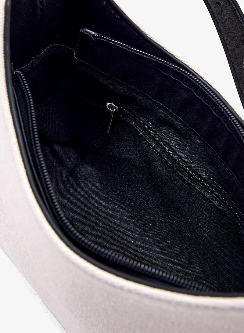Ella Black color block shoulder bag for Women | Best Price UAE