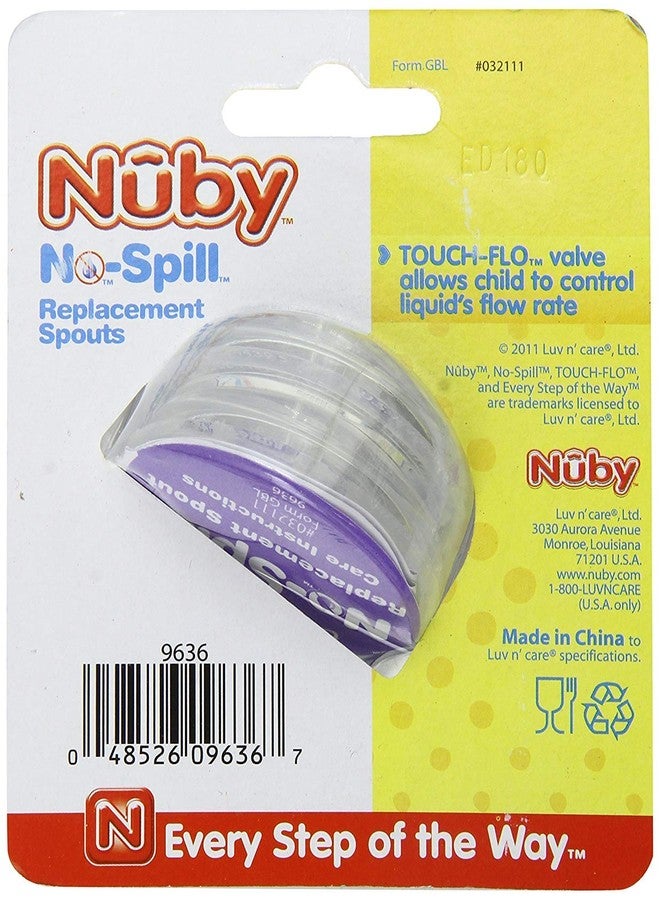 Nuby 2-Pack Replacement Silicone Spouts for Select Cups - Image 2