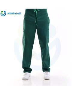 ACNORIA CARE Men's Medical Scrubs Consisting Of Two Pieces 100% Cotton Blouse And Pants Olive Green Color - Size XXL - From Acnoria Care  - Image 4
