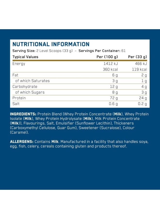 Applied Nutrition Critical Whey Advanced Protein - Choco hazelnut - (2 Kg) - Image 5