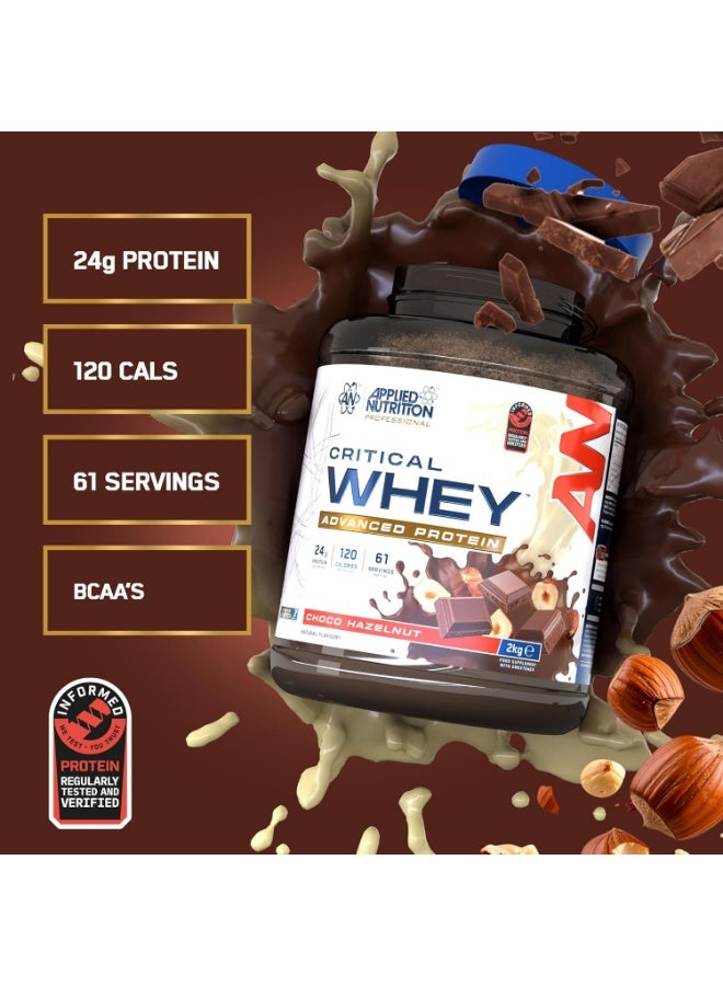 Applied Nutrition Critical Whey Advanced Protein - Choco hazelnut - (2 Kg) - Image 3