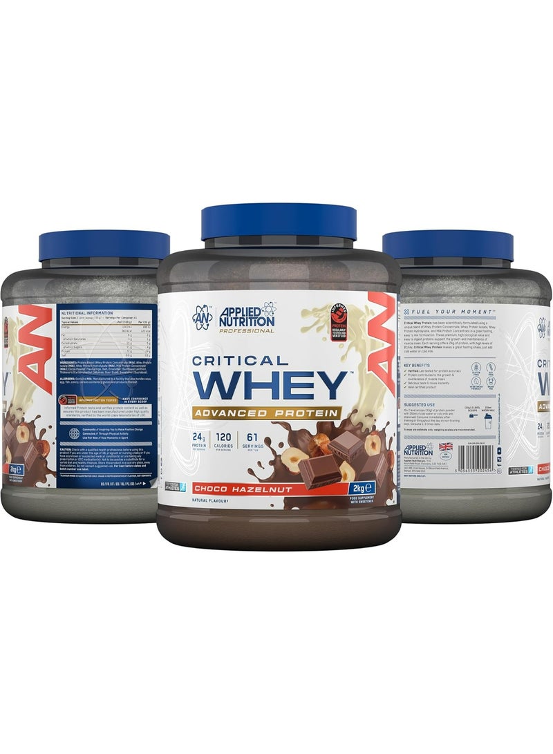 Applied Nutrition Critical Whey Advanced Protein - Choco hazelnut - (2 Kg) - Image 4