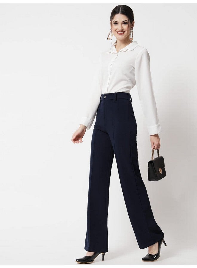 Kotty KOTTY Women Regular Fit Multicolor Viscose Rayon Trousers  - Image 5