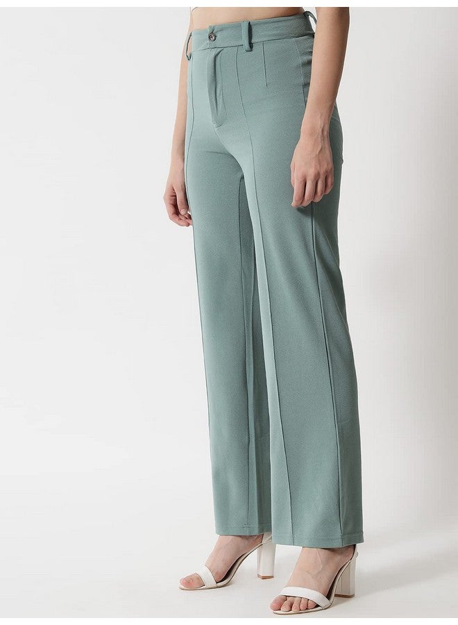 Kotty KOTTY Women Regular Fit Multicolor Viscose Rayon Trousers  - Image 2
