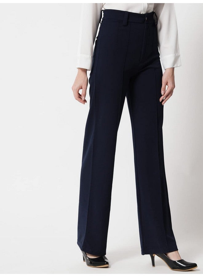 Kotty KOTTY Women Regular Fit Multicolor Viscose Rayon Trousers  - Image 4